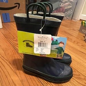 NWT Western chief navy blue rain boots size 11